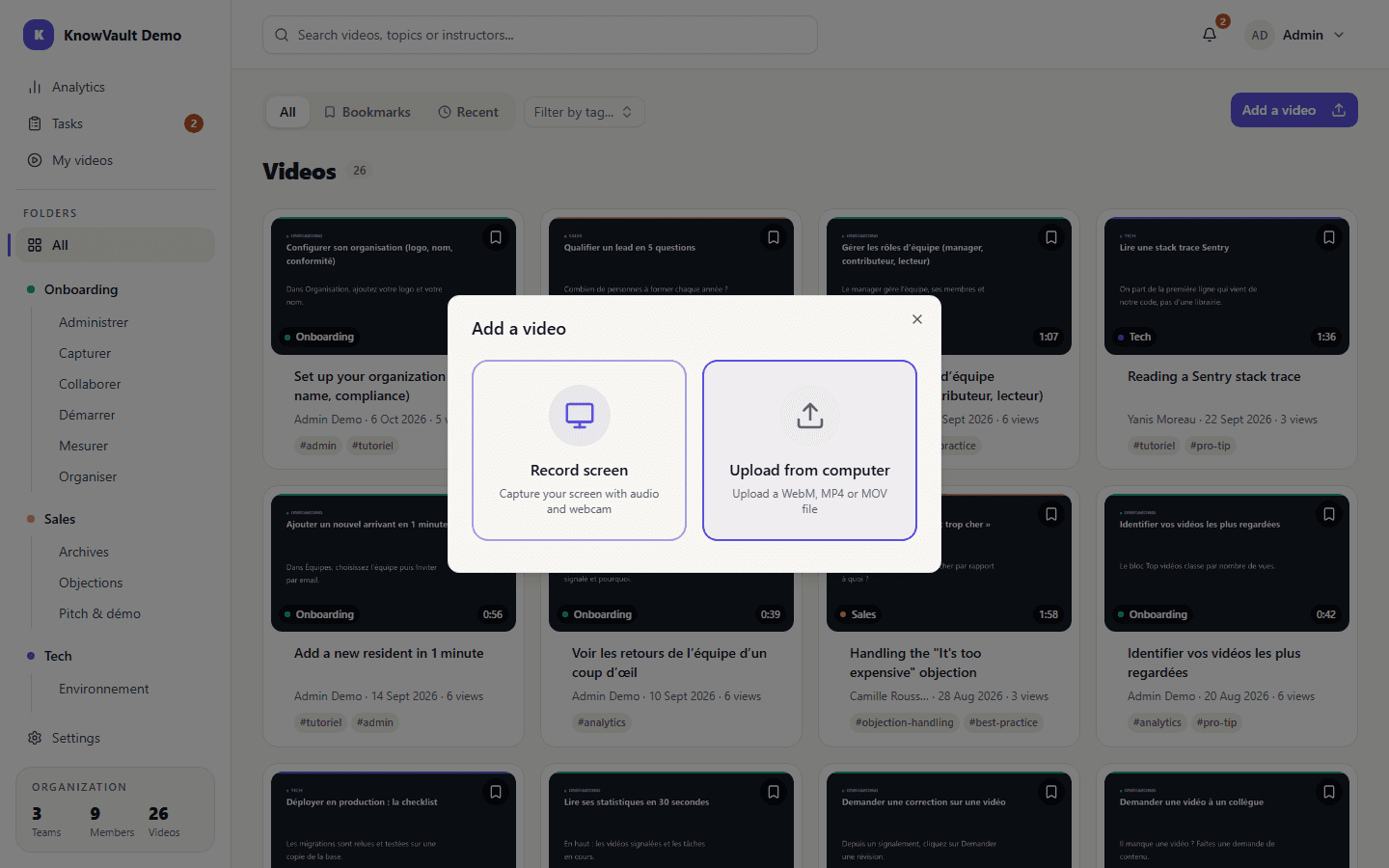 Add a video window